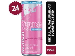 imagem do produto Energético Red Bull Frutas Vermelhas Sugar Free  - 24  Un