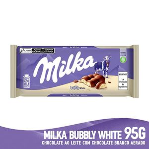 imagem do produto Chocolate Milka Bubbly White 95g