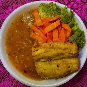 imagem do produto Filé de pescada com pirão 