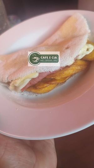 imagem do produto Tapioca, banana, queijo e presunto