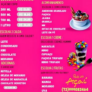 imagem do produto Açaí de 300ml 