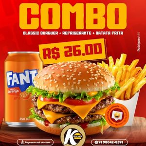 imagem do produto Combo king burguer 