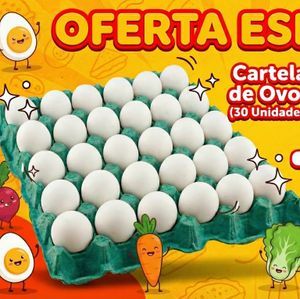 imagem do produto 30 ovos brancos jumbos