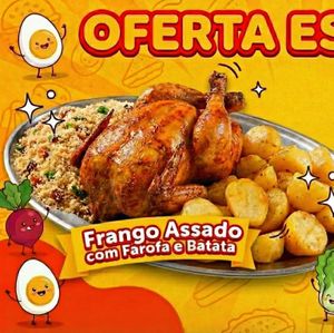 imagem do produto FRANGO ASSADO C/BATATA E FAROFA