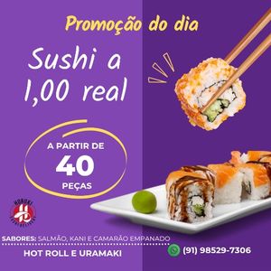 imagem do produto Sushi por 1,00 a peça 