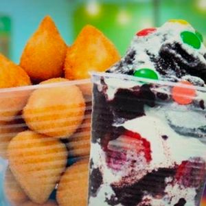 imagem do produto 50 Salgados de festa + 2 açaí de 500 ml 