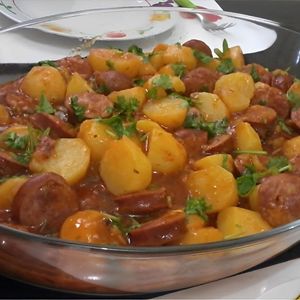 imagem do produto Linguiça com batata
