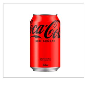 imagem do produto 🥤❄️ Coca-Cola Zero Lata - 350 ml