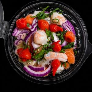 imagem do produto Ceviche Salmão+Camarão300gr