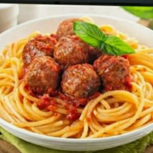 imagem do produto Macarrão com Almôndegas 