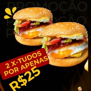 imagem do produto 2 x tudos 