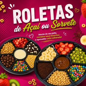 imagem do produto Roleta de açaí ou sorvete