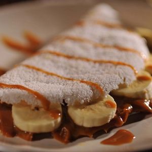 imagem do produto Tapioca com Doce leite e banana