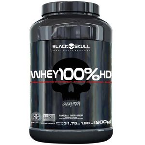 imagem do produto Whey 100% Hd Black Skull 900g - 100% concentrado