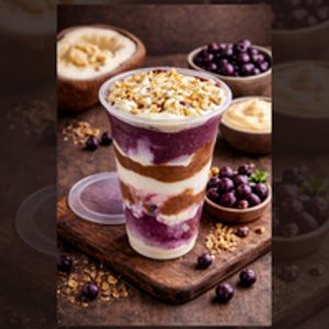 imagem do produto Açaí Supremo 4 Camadas 500ml - Creme Ninho, Nutella, Cupuaçu e Nozes