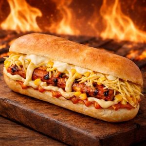 imagem do produto Hot dog tradicional - pão de leite da casa (1 Salsicha na brasa))
