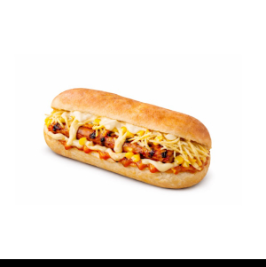 imagem do produto Salsicha na brasa, Cachorro quente com pão de leite artesanal C/ 1 salsicha
