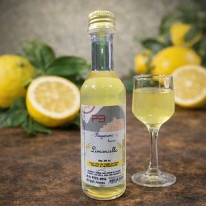imagem do produto Limoncello Artesanal Premium Licor Fino de limão siciliano  Mini 50 ml