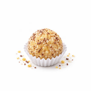 imagem do produto Brigadeiro de Milho Verde com raspas de Chocolate Branco e Meio Amargo 22g