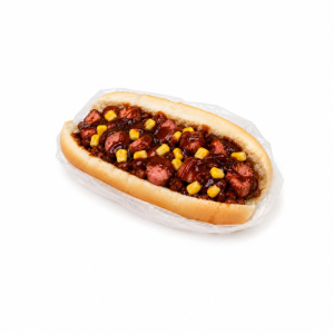 imagem do produto Costela Bbq, Linguicinha de costela com salsicha assada na brasa, hotdog Nª9
