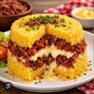 imagem do produto CUSCUZ COM CARNE E QUEIJO
