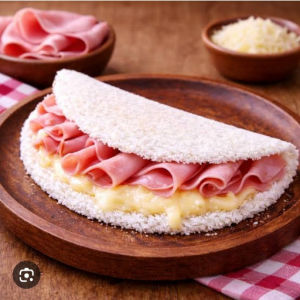 imagem do produto TAPIOCA COM QUEIJO E PRESUNTO