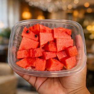 imagem do produto MELANCIA PICADA PRONTA PRA CONSUMO - 350G HÁ 400G