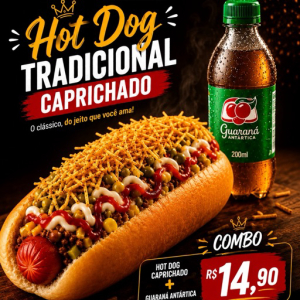 imagem do produto COMBO Hot dog + Guaraná 200ml