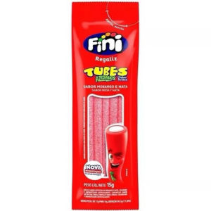 imagem do produto Fini Tubes Morango Azedinho