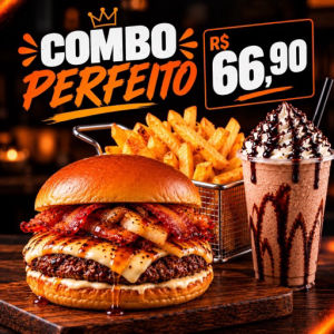 imagem do produto Combo Perfeito 🍔🍟🥤