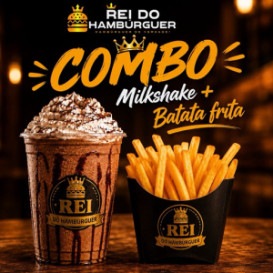 imagem do produto Combo Milk-shake P (300ML) + Batata P