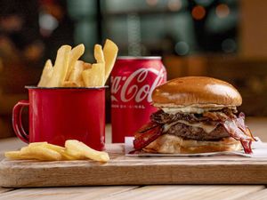 imagem do produto Origem Burguer + Porção de fritas e Bebida