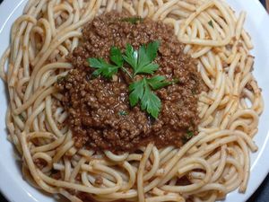 imagem do produto Massa bolonhesa com carne moída