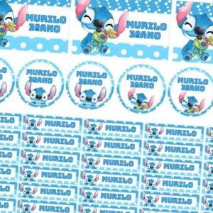 imagem do produto Cartela de etiqueta escolar personalizada tamanho ( m )