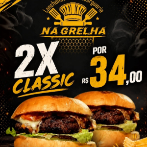 imagem do produto 2 X grelha Classic por 34$