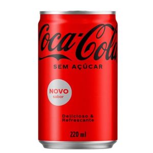 imagem do produto  Refrigerante Coca Cola Zero Lata 220ml