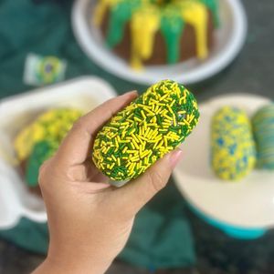 imagem do produto Brigadeirão de morango com massa de cacau 50%