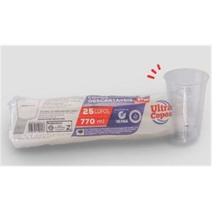 imagem do produto Copo Descartavel Ultra Copos 770ml 25un