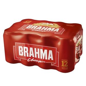 imagem do produto Cerveja Brahma Chopp 350ml Pack com 12 Unidade