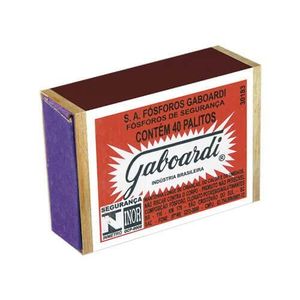 imagem do produto Caixa de Fosforos Gaboardo Unidade