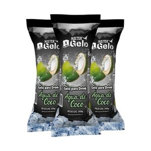 imagem do produto Gelo Saborizado Sabor Água de Coco Mister Gelo 200ml