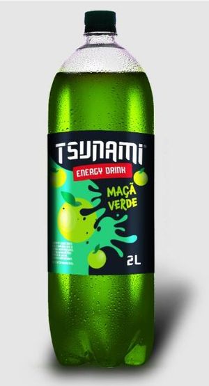 imagem do produto Energético Sabor Maçã Verde Tsunami 2l