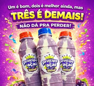 imagem do produto Açaí na garrafa em dose tripla .