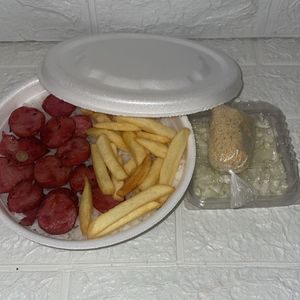 imagem do produto Calabresa acebolada + fritas 