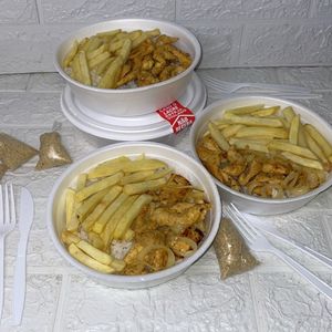 imagem do produto Tiras de frango+fritas 