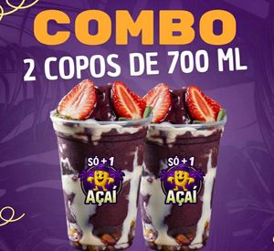 imagem do produto Dupla Delícia-2 Copos Gigantes De 700ml