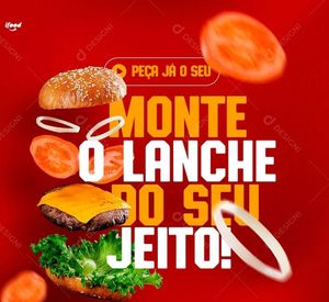 imagem do produto X Livre Arbítrio - Monte Você Mesmo (Grátis Refrigerante de 200ml)