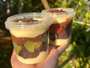 imagem do produto Brownie no pote de Uva