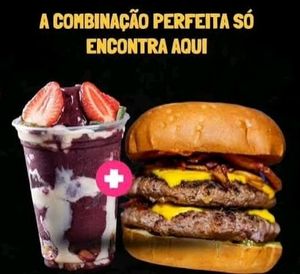 imagem do produto Monte seu Combo de Hambúrguer + Açaí  (Grátis Refrigerante de 200ml)