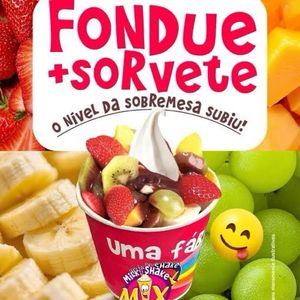 imagem do produto Fondue Frutas e Sorvete